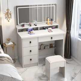 梳妆台卧室轻奢小户型简易现代简约化妆台网红ins风多功能化妆桌