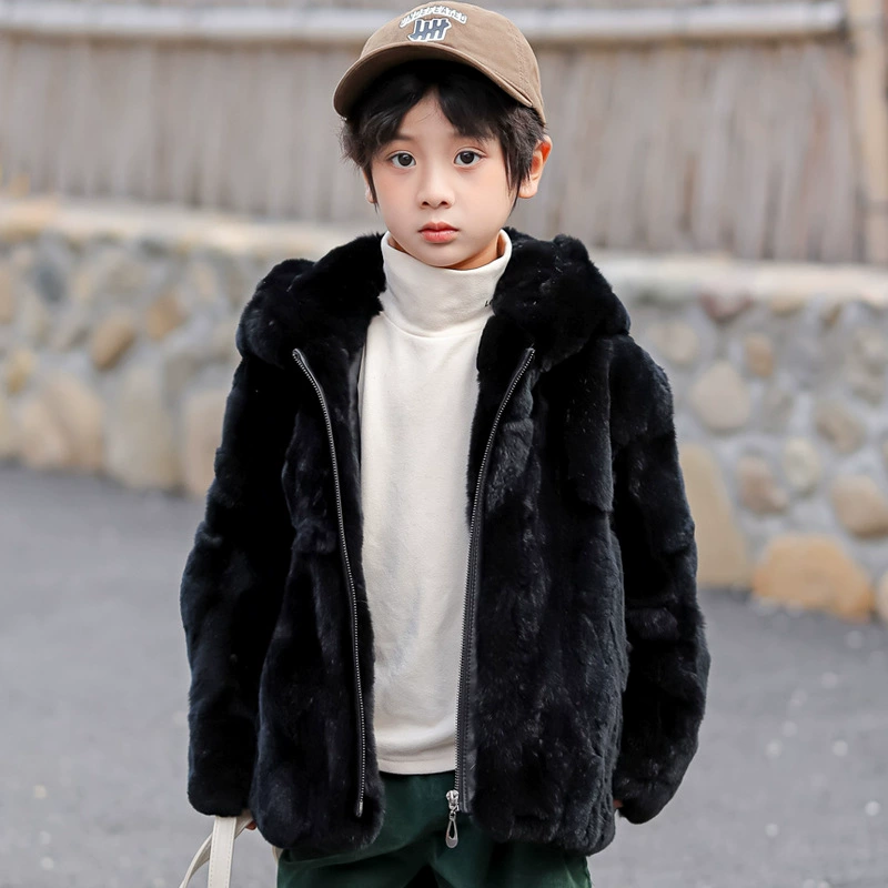 Children's keep warm down jacket for boys, increased thickness