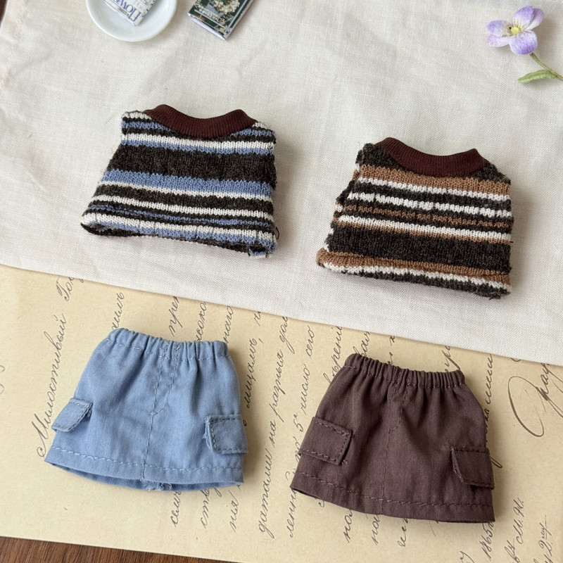 Original 10cm doll trendy toy clothes yuy jade sweater vest long-legged KT dress-up set zsiga doll clothes wholesale Original 10cm doll trendy toy clothes yuy jade sweater vest long-legged KT dress-up set zsiga doll clothes wholesale