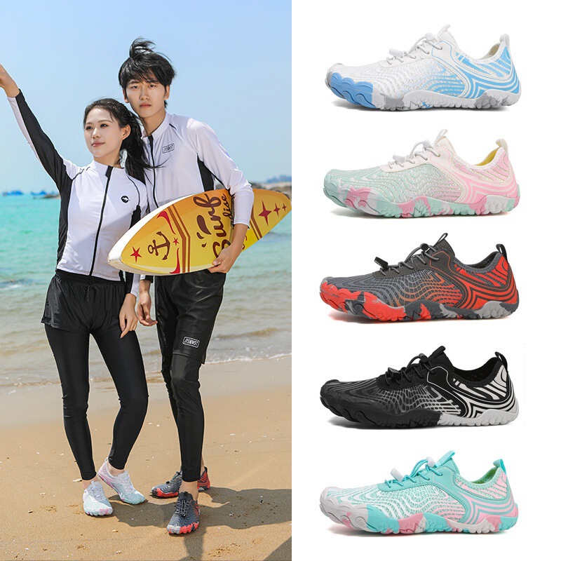 Shoes Men's Outdoor Five-Finger Water Shoes Hiking and Mountaineering Shoes Wading Beach Swimming Shoes Barefoot Diving Shoes Rock Climbing Shoes