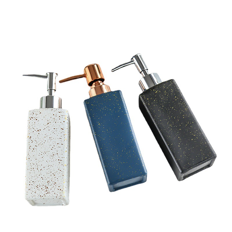 供应酒店卫生间350ml洗发水沐浴液瓶洗手液瓶消毒水分装瓶玻璃瓶