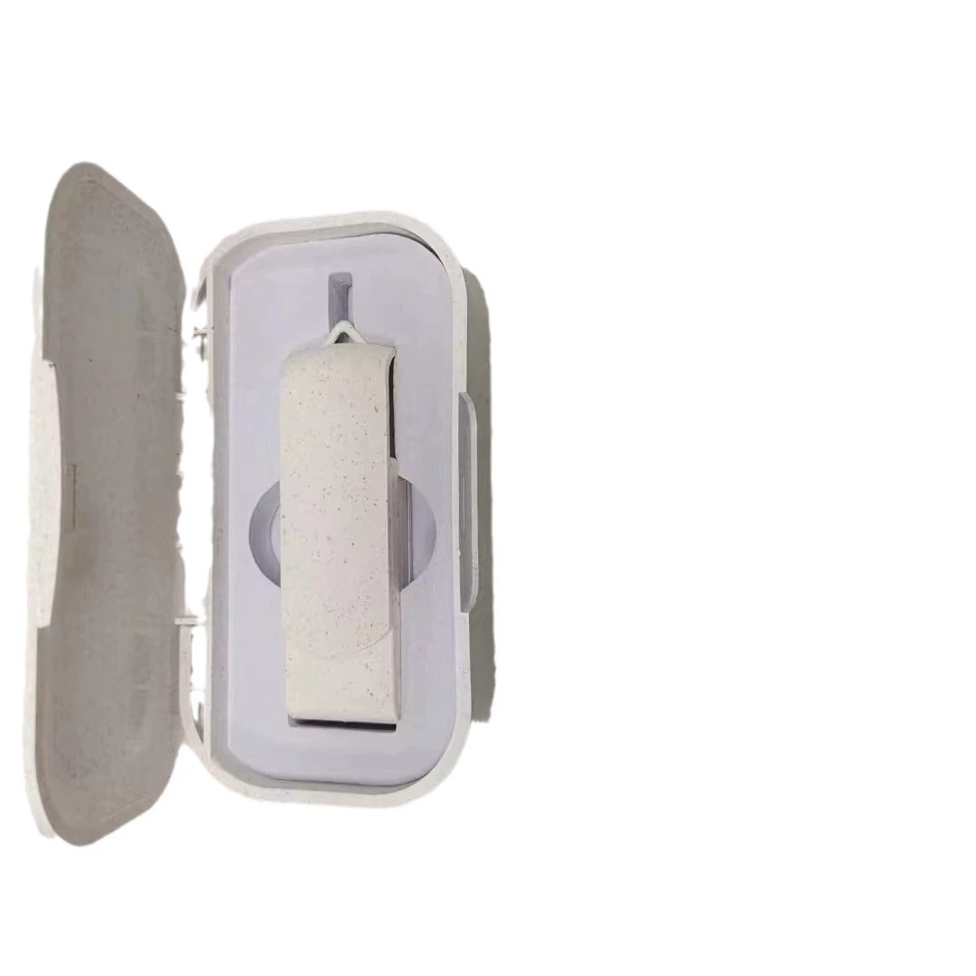 Деградируемый USB-флеш-накопитель из пшеничной соломы, вращающийся, экологически чистый, перерабатываемый, прямые продажи производителя, USB 2.0/3.0, печать