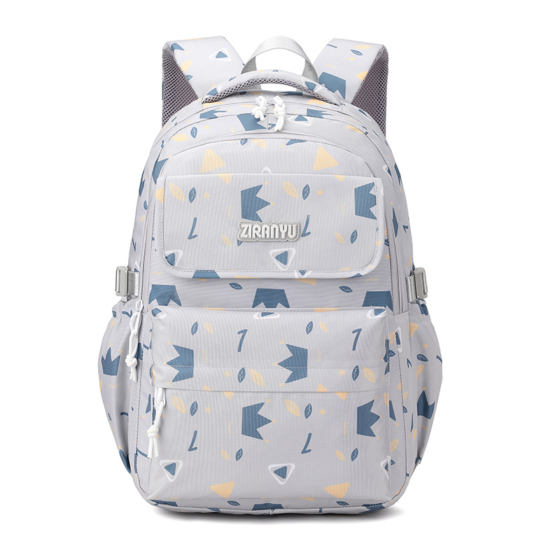 Mochila escolar portátil transfronteriza para niños, mochila nueva de gran capacidad para niñas, mochila con cojín de aire, envío directo, impresión de logotipo