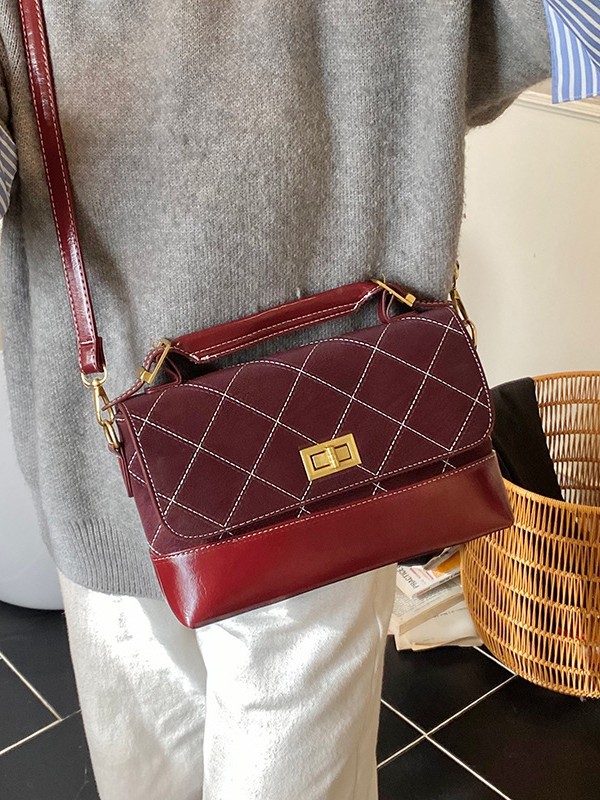 Bolso de mujer 2025 nuevo bordado de diamante transfronterizo bolso de mano popular bolso de hombro simple bolso de vagabundo universal