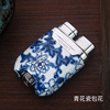 Baicheng Wind -proof and inflatable metal lighter straight into the blue flame cigarette lighter high -end men's fashion gift smoke wholesale