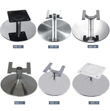 定制美式五金配件旋转铁电镀圆盘沙发底座酒店家具休闲椅喇叭盘