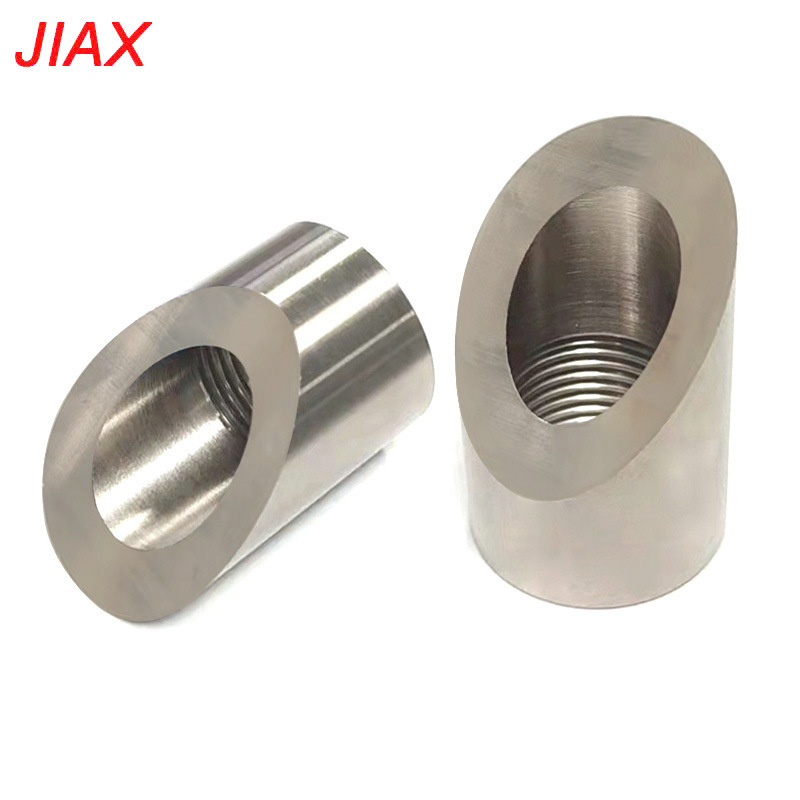 Piezas de automóvil M18X1.5 dientes internos Tuerca de corte oblicua de 45 grados Material de hierro Tubo de escape Junta de soldadura Tornillo universal