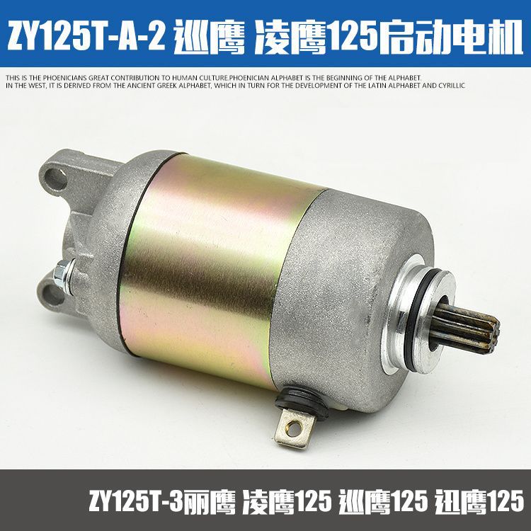 Motocicleta Lingy125 ZY125 Rápido Águila 125 Liying 125 Motor de arranque motor Accesorios al por mayor