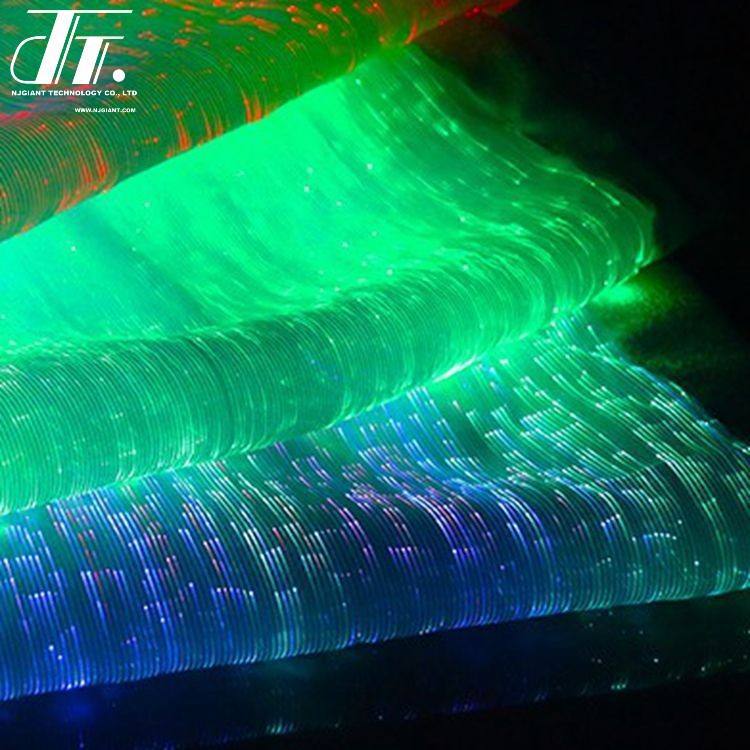 [Nanjing Jiante GIANT] Amazon Explosions led Colorful Optical Fiber Luminous Fabric for Optical Fiber Clothes