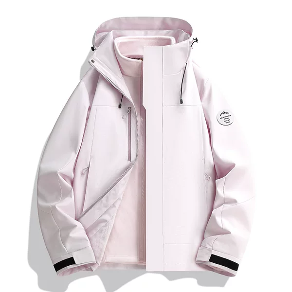 New spring and autumn hiking jacket, outdoor windproof and waterproof outerwear, simple and casual style, unisex, suitable for couples, workwear-inspired windbreaker