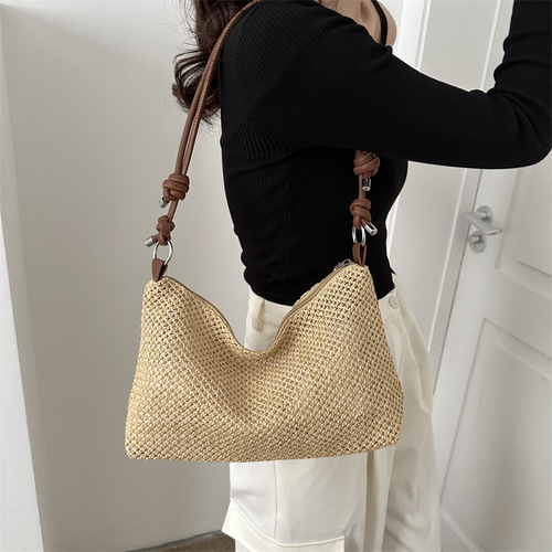 Autumn new fashion simple armpit bag women's bag large capacity tote bag women's niche trend shoulder bag