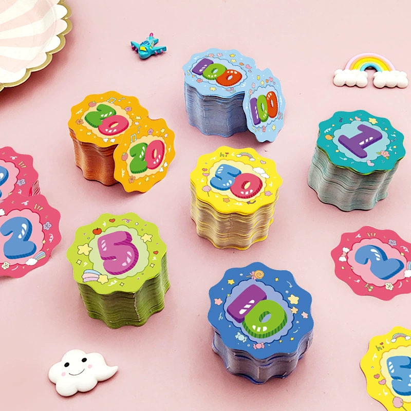 Креативная мультяшная Бонусная карта, вы потрясающий учитель, похвала в форме цветка, поощрительная карта 100 можно заказать логотип