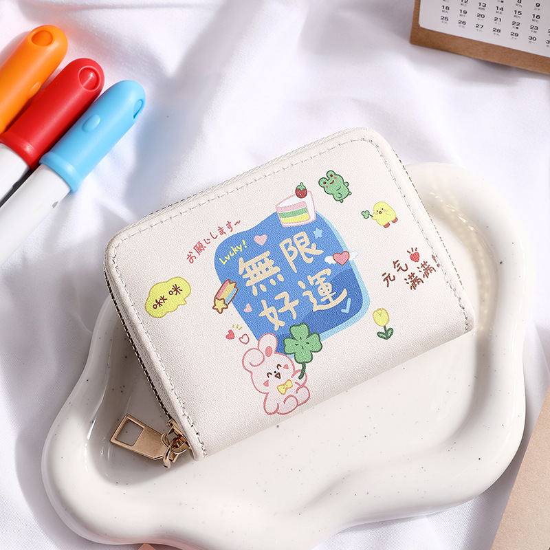 Titular de la tarjeta anti-desmagnetizante tarjeta bancaria linda de las mujeres tarjeta de crédito estudiante monedero multi-funcional multi-Tarjeta titular de la tarjeta de alta gama