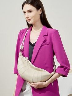 Leather one-shoulder bag, cowhide, genuine leather, South Korea