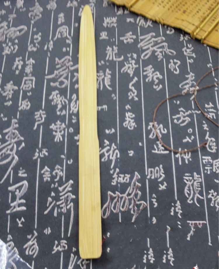 竹起子宣纸裁纸刀具装裱材料裱画 书法国画竹制长卷宣纸切纸刀-阿里巴巴