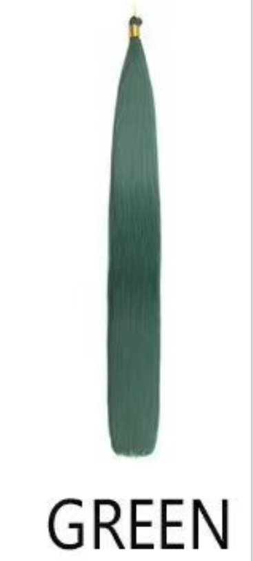 Wholesale Bone Straight bulk hair 24 pulgadas de fibra química Braiding Hair