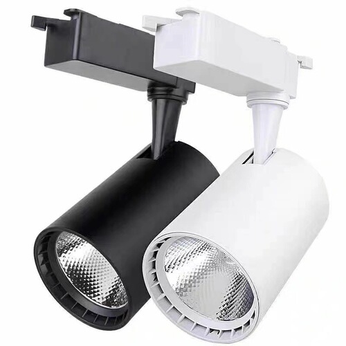 85V-265V wide voltage LED track light 110V store COB track light spot light exhibition hall slide type spotlight