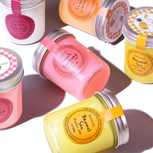 新品跨境马卡龙果酱瓶简约高级香薰摆件家居卧室固体香膏持久留香