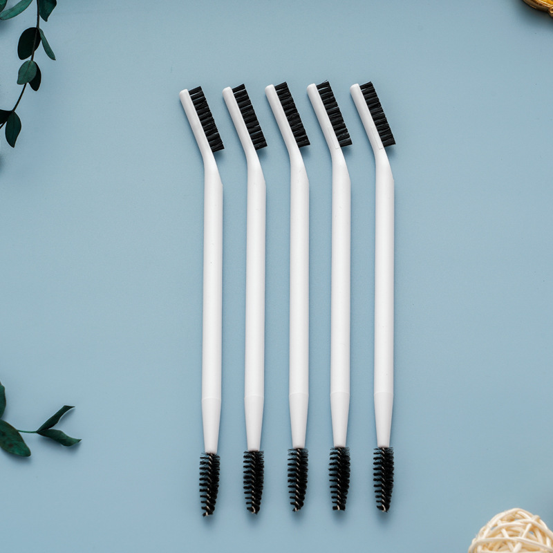 Wholesale of portable beauty tools such as double-headed spiral eyebrow combs, single makeup brushes, eyebrow brushes, eyelash brushes and eye brushes full figure