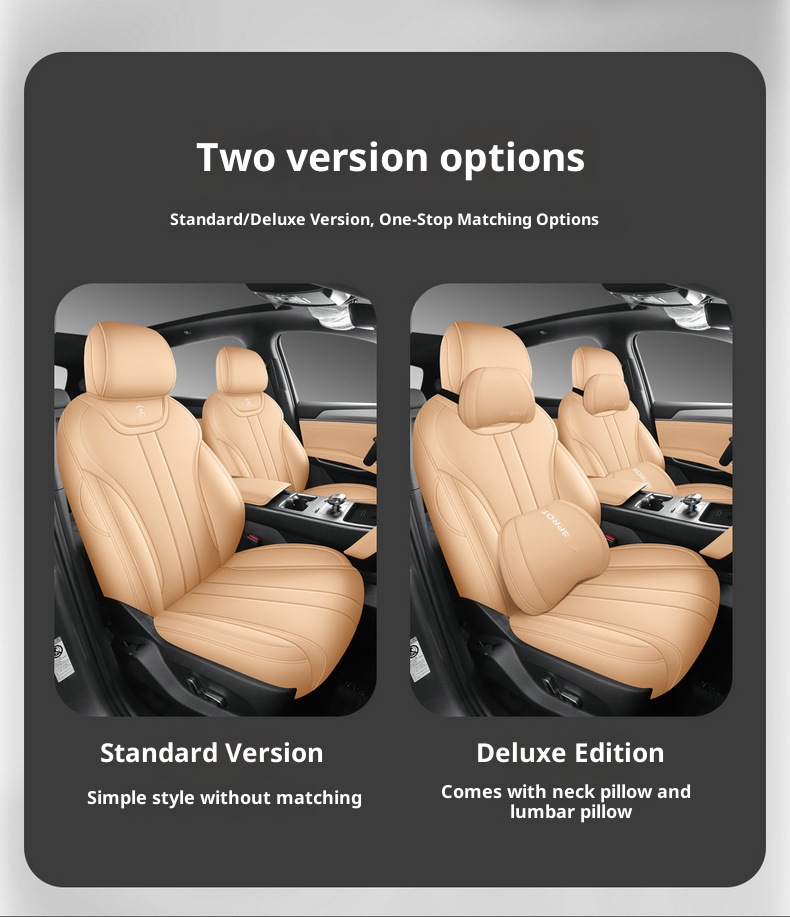 New Model Luxury Car Song Ldm-I Full Leather Car Seat Cushion, Four-Season Overseas Right-Hand Drive Seat Cover, Cross-Border Full-Cover Car Seat Cushion