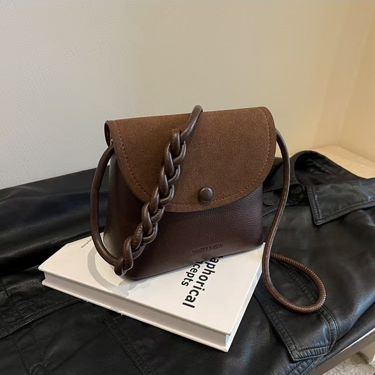 Borsa a secchiello donna vintage, elegante borsa a tracolla_voghion.com
