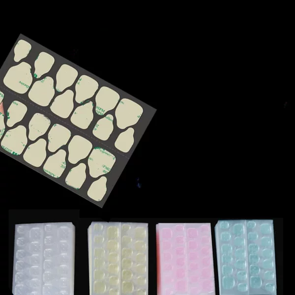 Wear a jelly glue double-sided transparent nail nail nail sheet yellow gum thin foot stickers increase jelly double-sided adhesive patch