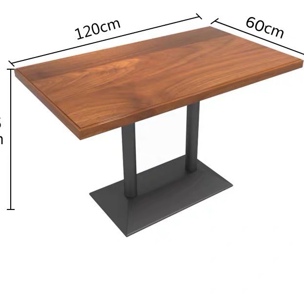 Silla de comedor de madera maciza para restaurante