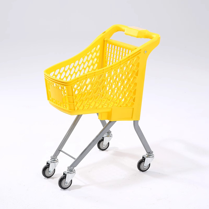 Nuevo carrito de compras de supermercado para niños parque de atracciones para niños casera de carrito de metal clip muñeca juguete carro