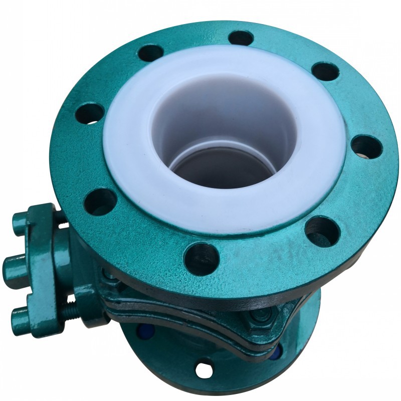 法兰碳钢衬氟球阀 Q41F46-16C DN32 40 50 65 80 100 125 150 200