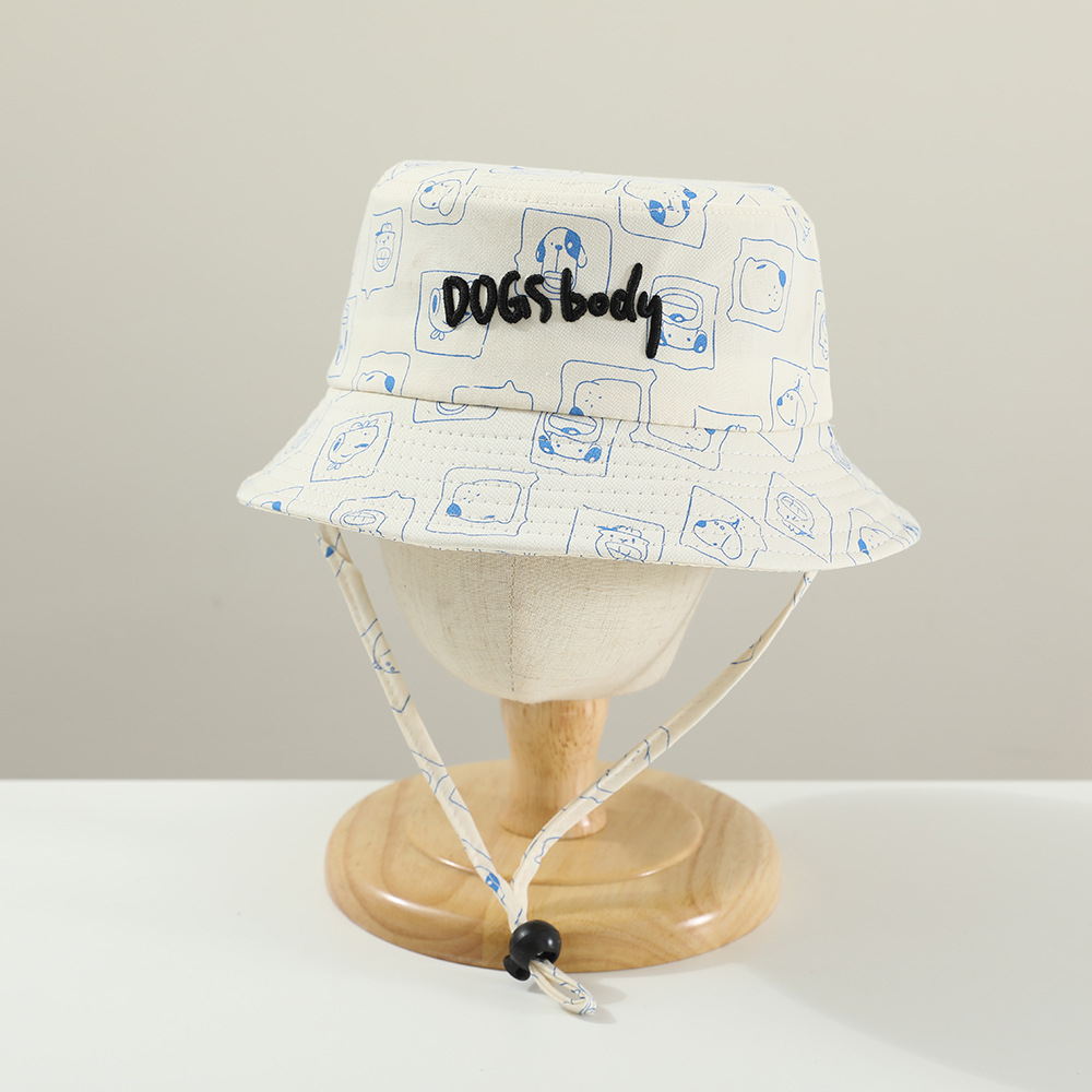 Bebé pescador sombrero primavera y otoño animales dibujos animados impresión sombrero bandeja trabajador hombre y mujer sombrero cuerda ajustable