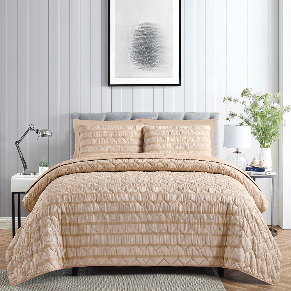 598-8 泡泡纱夏被款-02驼色