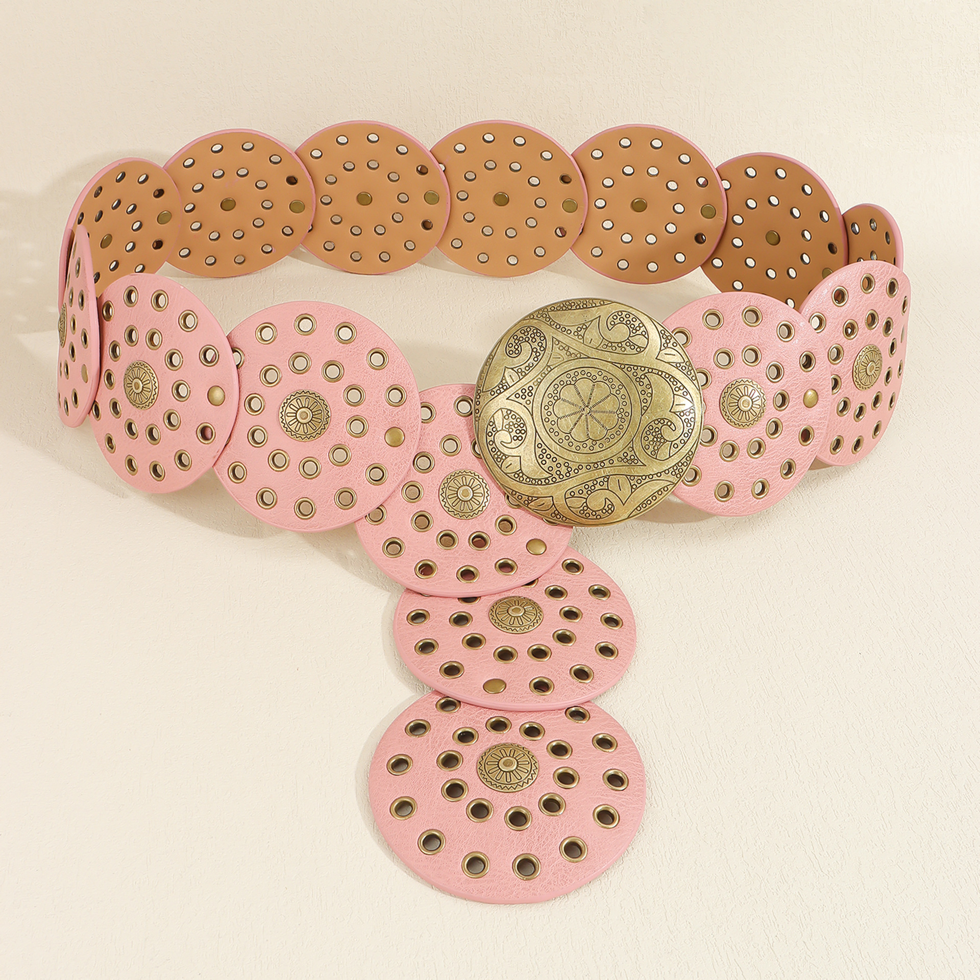 230g Weight Belt Classification 1 Piece Quantity Holiday, Banquet, Daily Occasion Pu Leather, Alloy Material Solid Color Pattern All Seasons Season Women's Gender Plating Design Retro Style Retro Solid Color Pu Leather Alloy Plating Women's Leather Belts 23