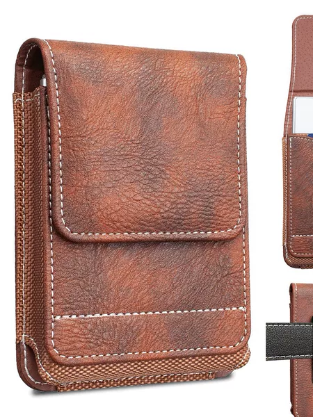 Suitable for Samsung Zfold8/Huawei Pocket iPhone Duo Xiaomi 18 Fold and Other Foldable Screen Leather Cases