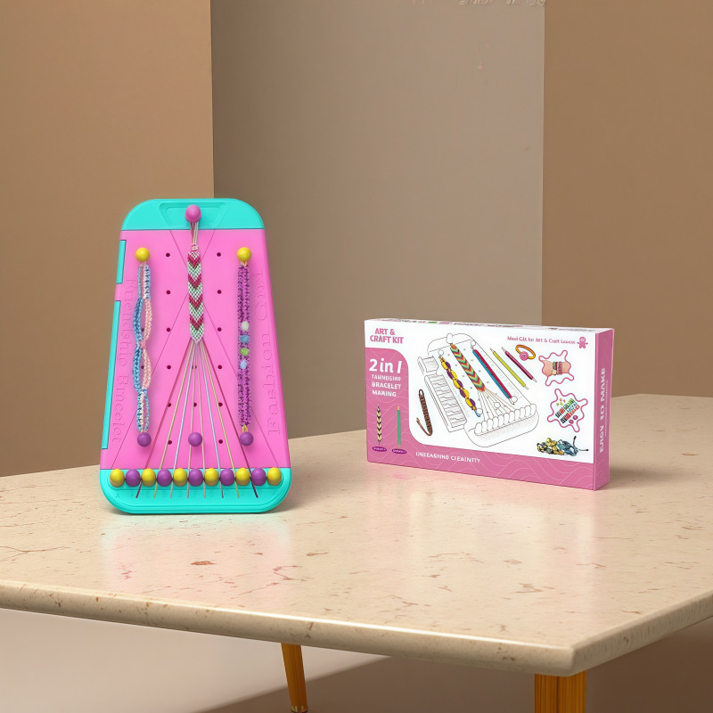 Cuerdas de brazalete para niños DIY amistía muñeca cuerda de mano joyería juguetes divertidos