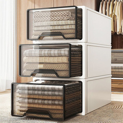 收纳箱抽屉式衣物家用卧室衣柜整理箱大容量储物零食玩具收纳盒子