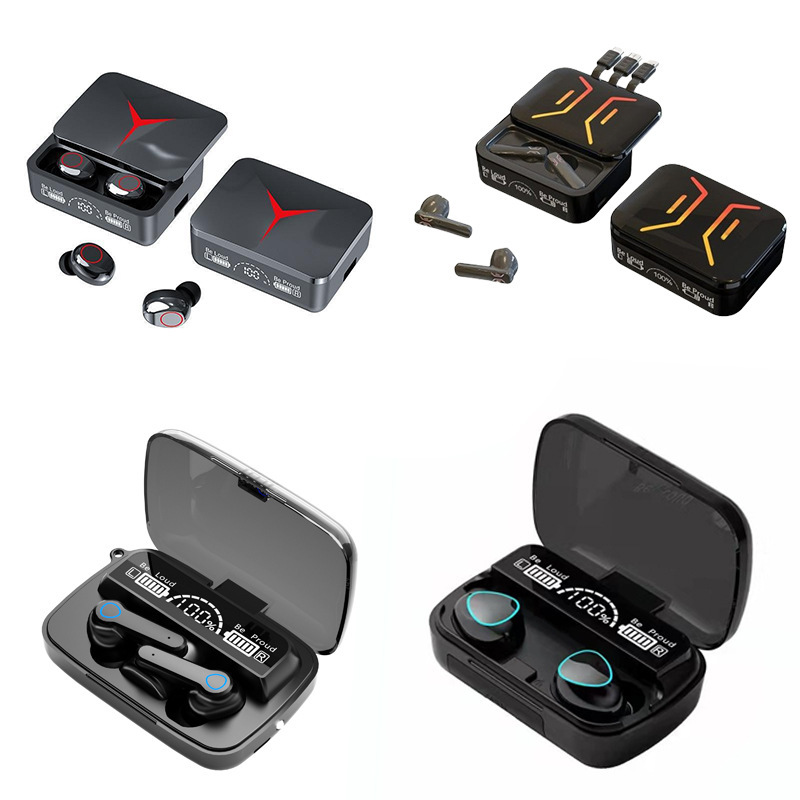 M25 private model Bluetooth headset mechanical wireless headset game low delay long battery life TWS charging treasure 2 in 1