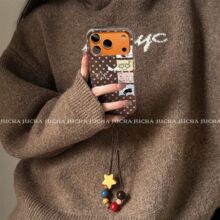 适用苹果17手机壳高级感轻奢iphone16pro小众15复古星星卡通贴纸