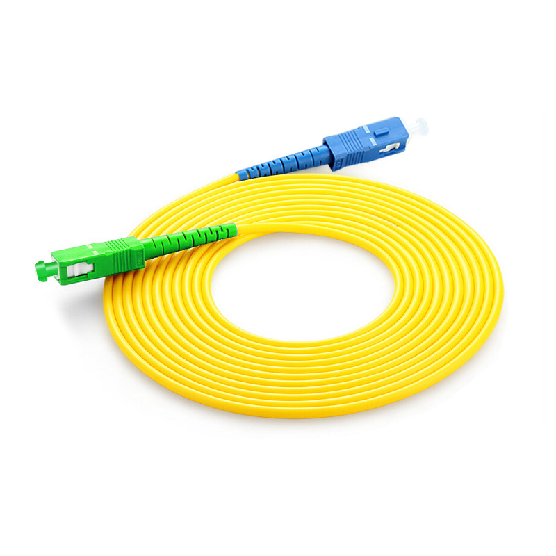 电信级SCAPC-SCUPC光纤跳线单模单芯尾纤线10米光纤连接线网络级