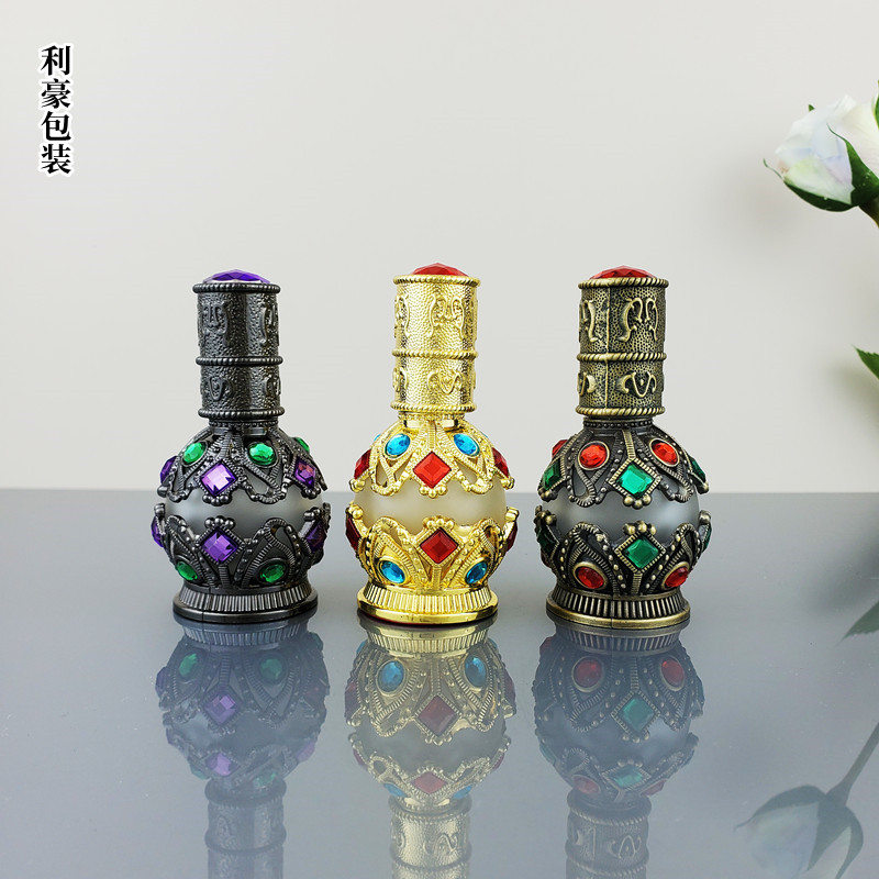 迪拜香精空瓶喷雾香水瓶滚珠精油瓶滴管色料瓶化妆品分装玻璃瓶子