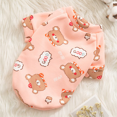 Dog Clothes Spring and Summer Thin Cartoon Sweatshirts Teddy Corgi Clothes Small Dog Pets Dog Clothes Wholesale