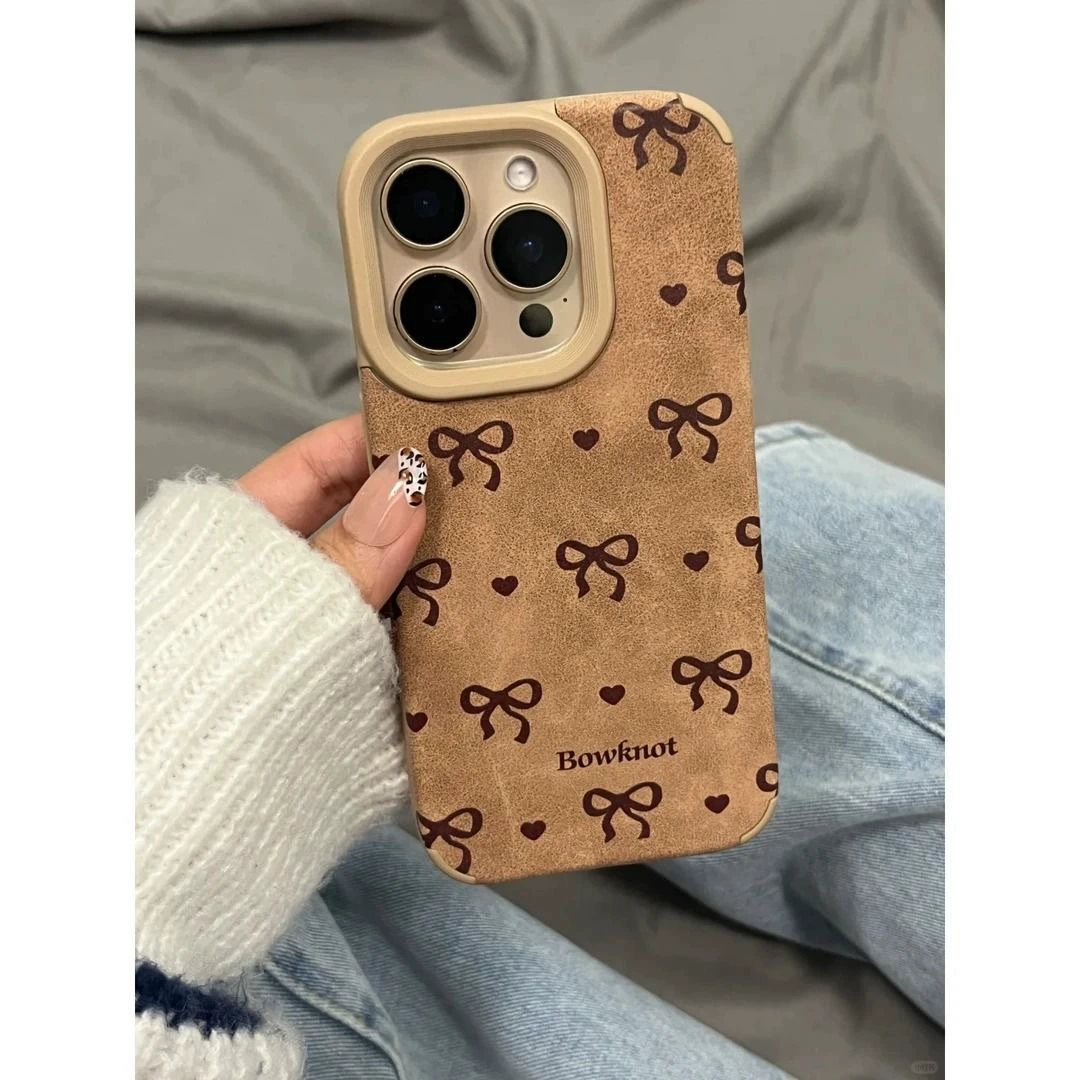 Apple, совместимый iPhone 17 с бантом, кожух для телефона, 17примакс, iphone