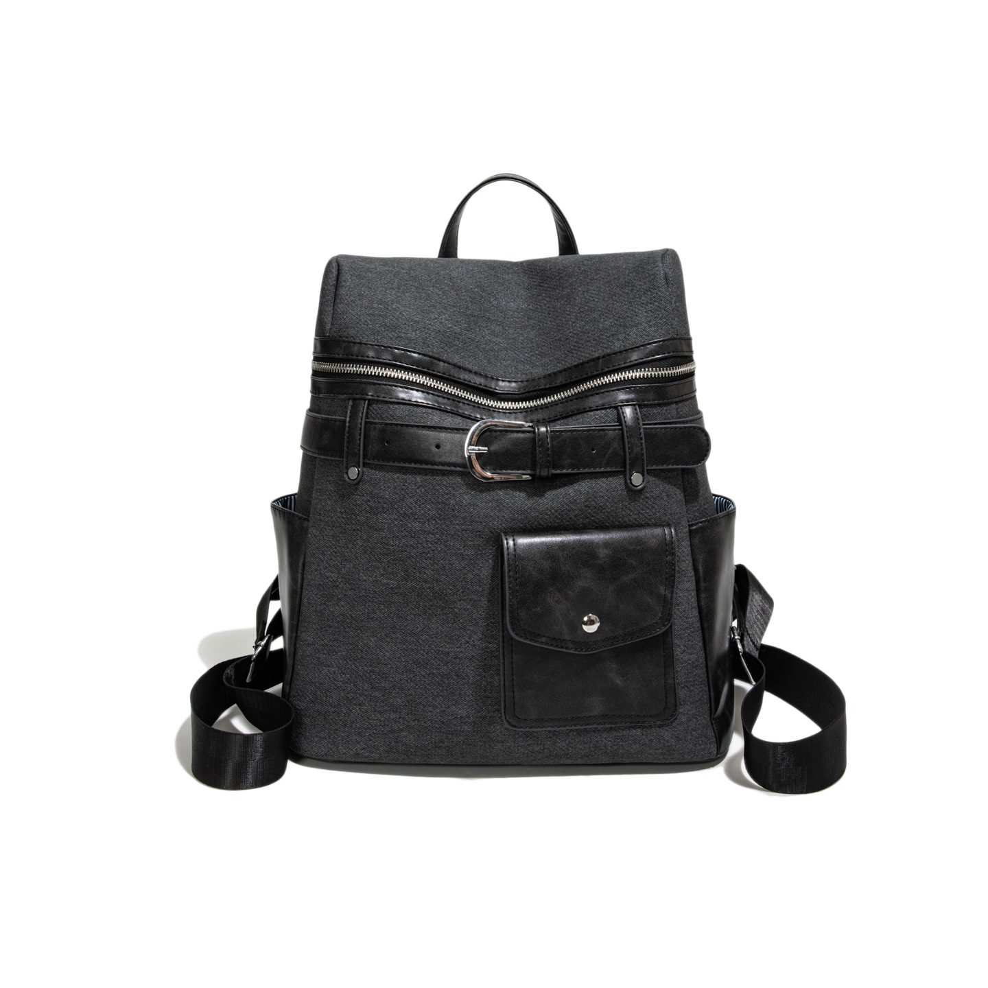2025 nuevo viaje mochila de viaje mochila deportiva de ocio de gran capacidad mochila de estilo extranjero empalme color contraste mochila de mujer