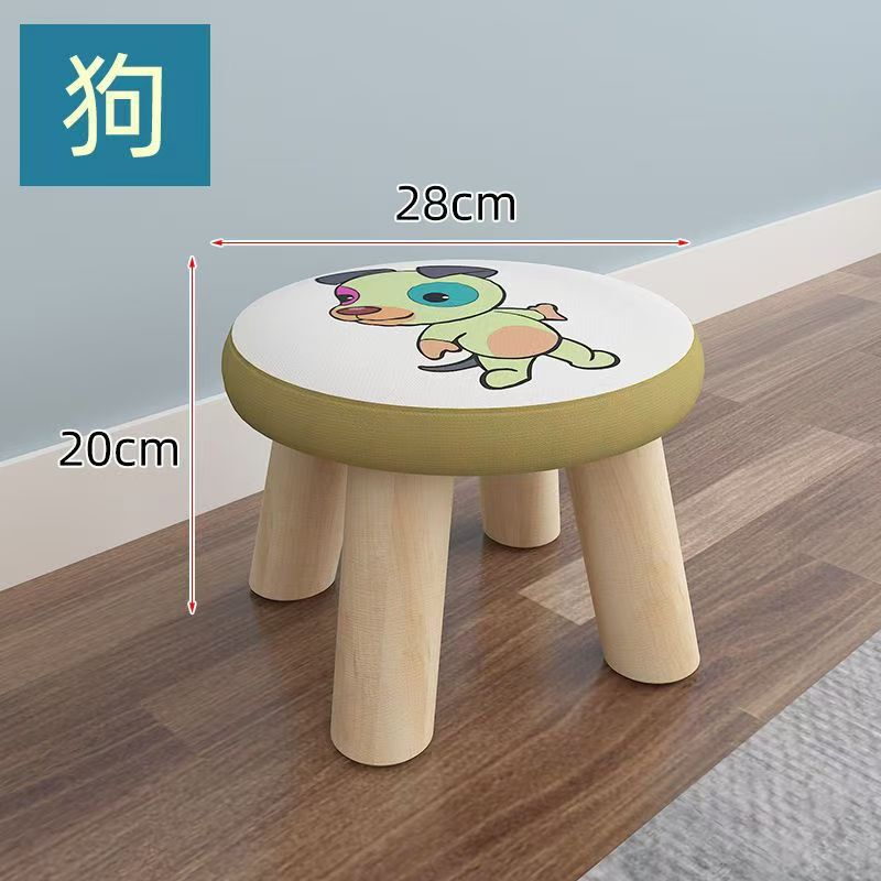 全实木家用小凳子客厅复古换鞋凳成人茶几方凳儿童客厅小板凳矮凳|undefined