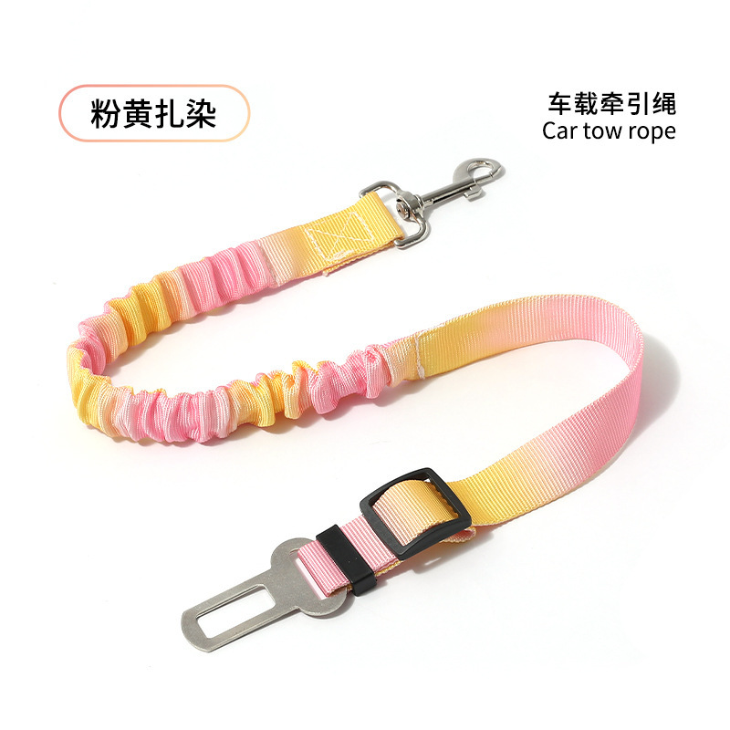 Cinturón de seguridad para perros, perros pequeños, medianos y grandes, hebilla de seguridad para perros, cuerda de seguridad para mascotas, correa de tracción fija, cuerda de nylon