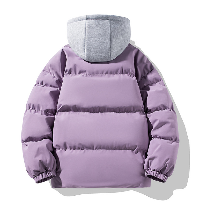 Doudoune D'hiver Homme ZBDZSW - Coupe-vent, Capuche, Rembourrage Chaud, Style Streetwear Décontracté Pour Temps Froid