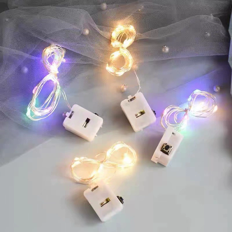 LED-фонарик, декор ногтей, 1м, букет, мигающий свет