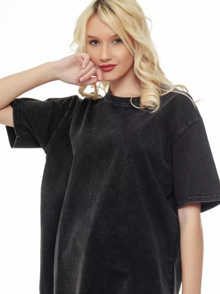 Design long cotton fashionable elegant T-shirt