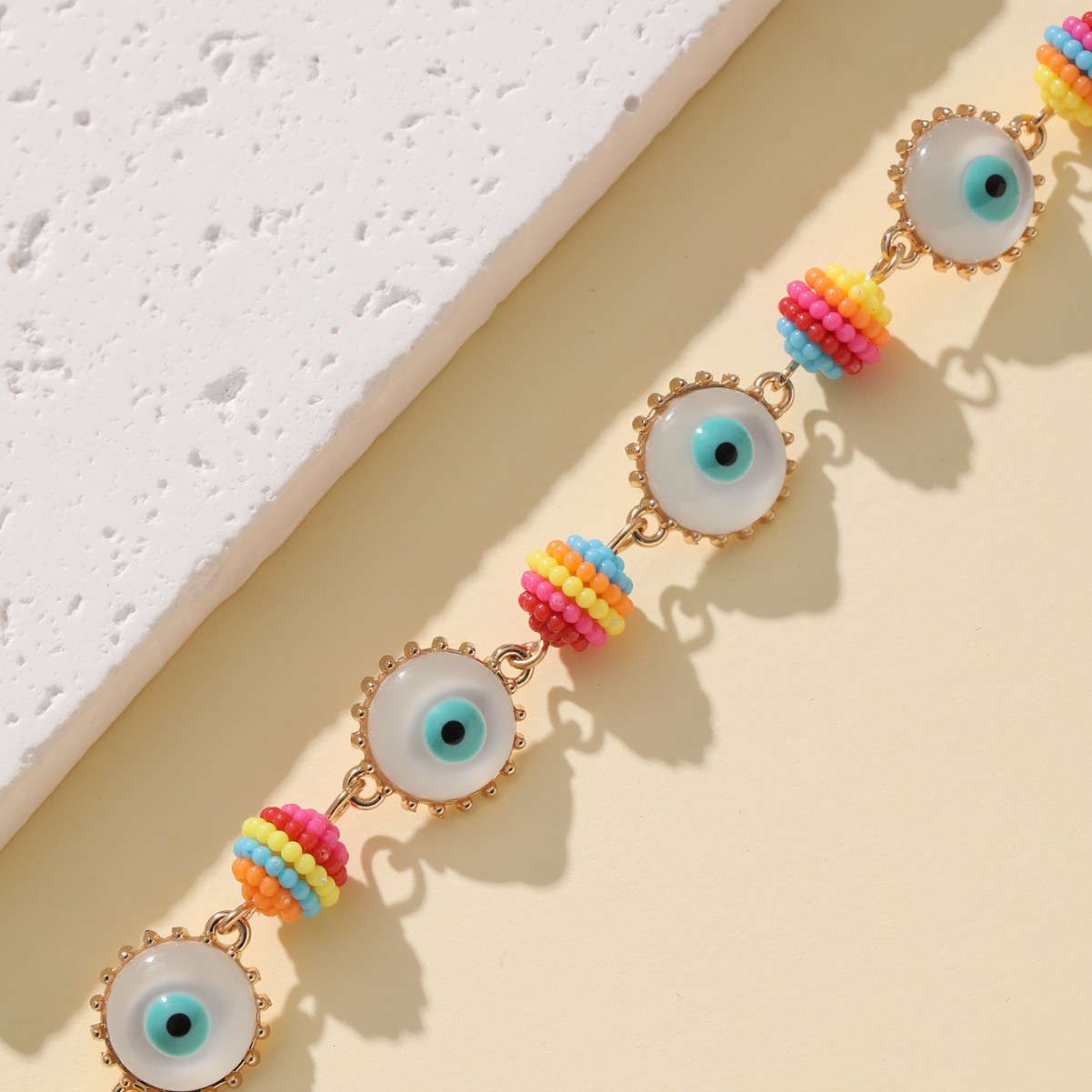 Lucky Red String Evil Eye Protection Bracelet Minimalist Style_voghion.com