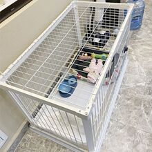 出口日本狗围栏爱丽丝同款木质狗笼子室内中小型犬挡狗栅栏法斗笼