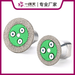 40/50mmろう付けダイヤモンド丸鋸片ミニ切断彫刻片m 14、5/8-11インターフェース石材彫刻